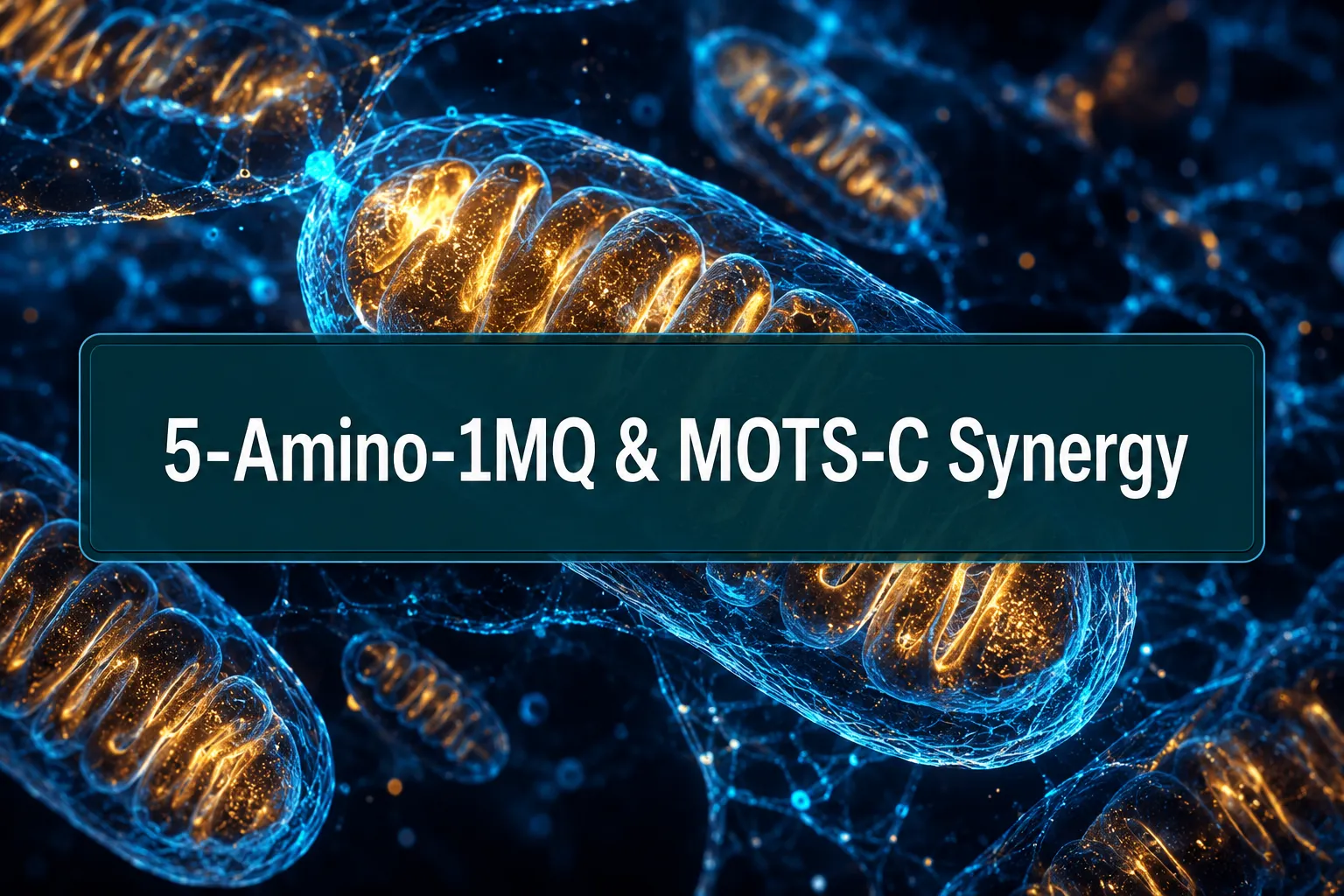 mots-c vs 5-amino-1mq comparison and Synergy: Metabolic Signaling, Mitochondria vials