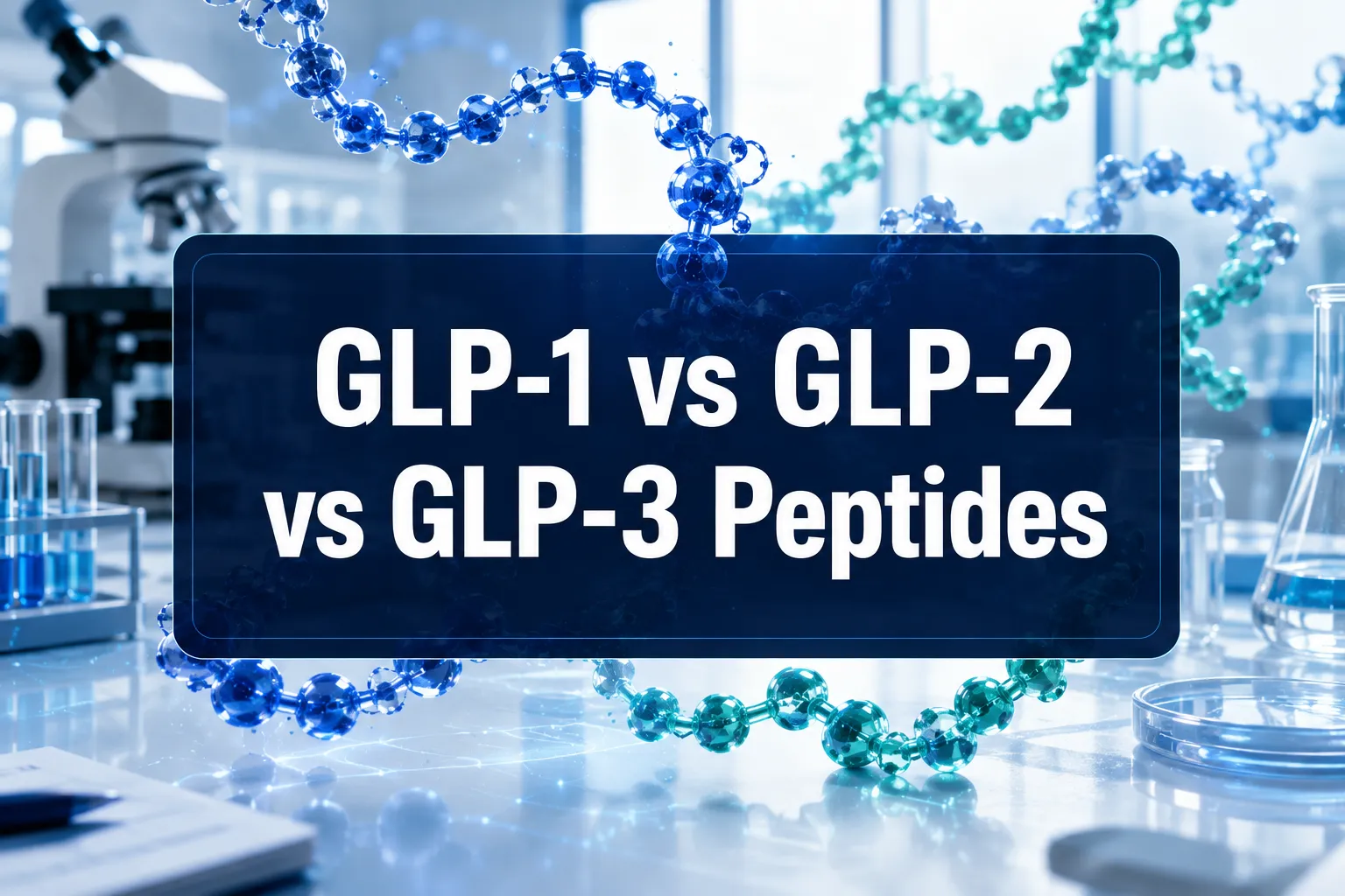 GLP-1 vs GLP-3 vs GLP-2: Peptide Classification and Research